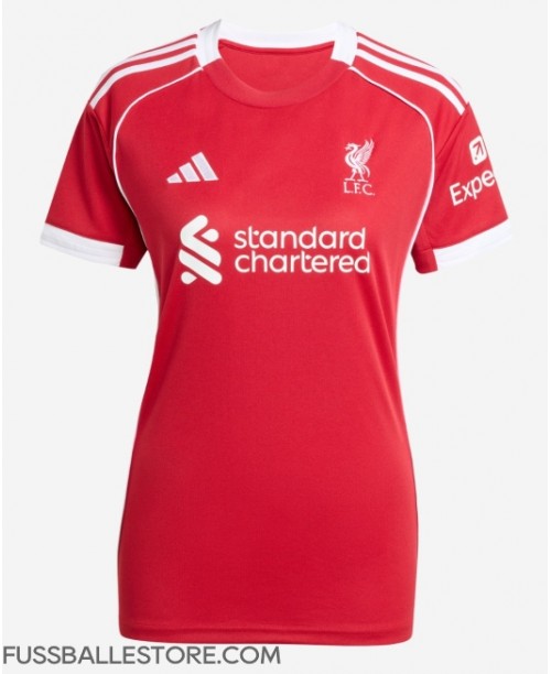 Günstige Liverpool Ibrahima Konate #5 Heimtrikot Damen 2025-26 Kurzarm Günstige Liverpool Ibrahima Konate #5 Heimtrikot Damen 2025-26 Kurzarm